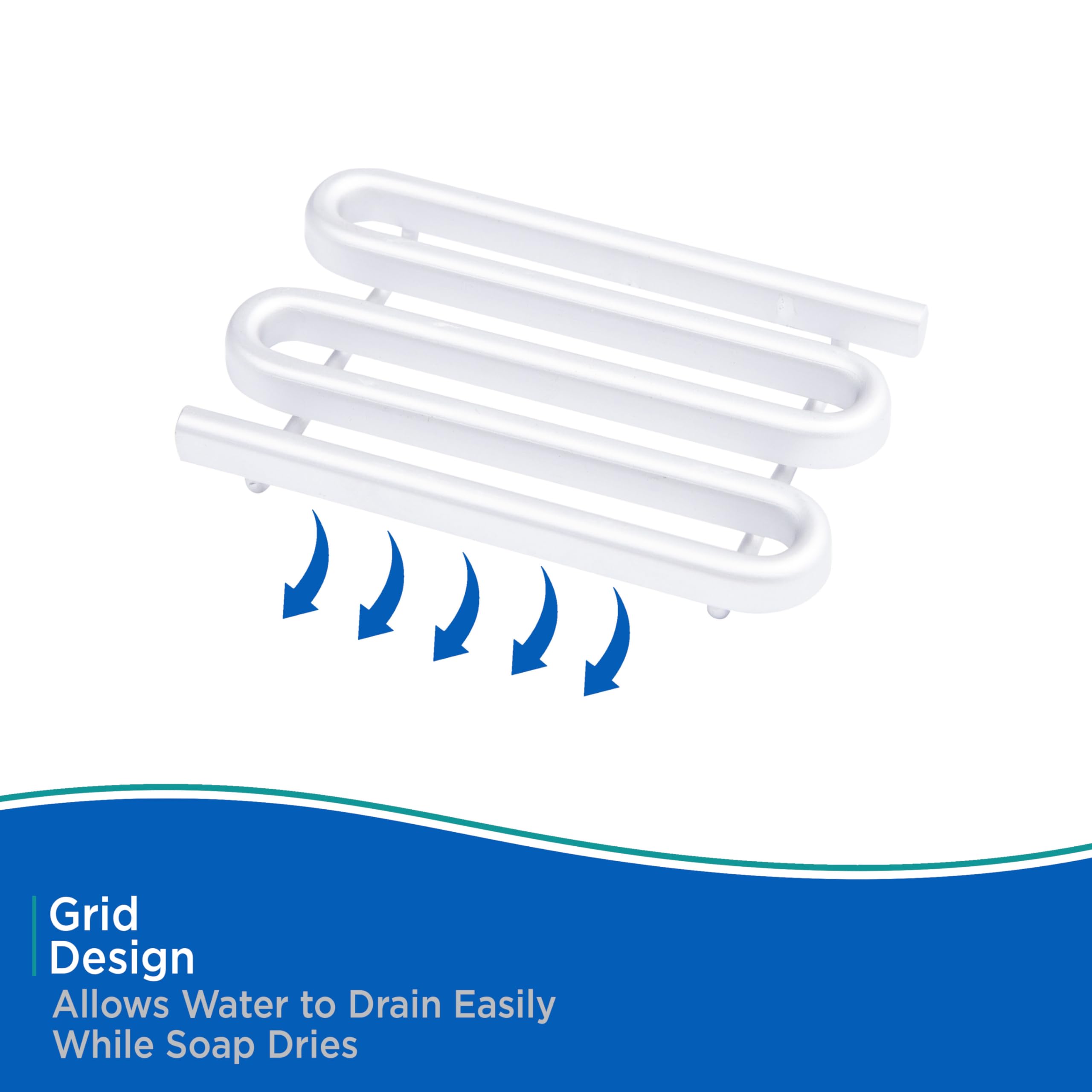 Kenney® Metal Soap Dish, Matte Gray - Image 4