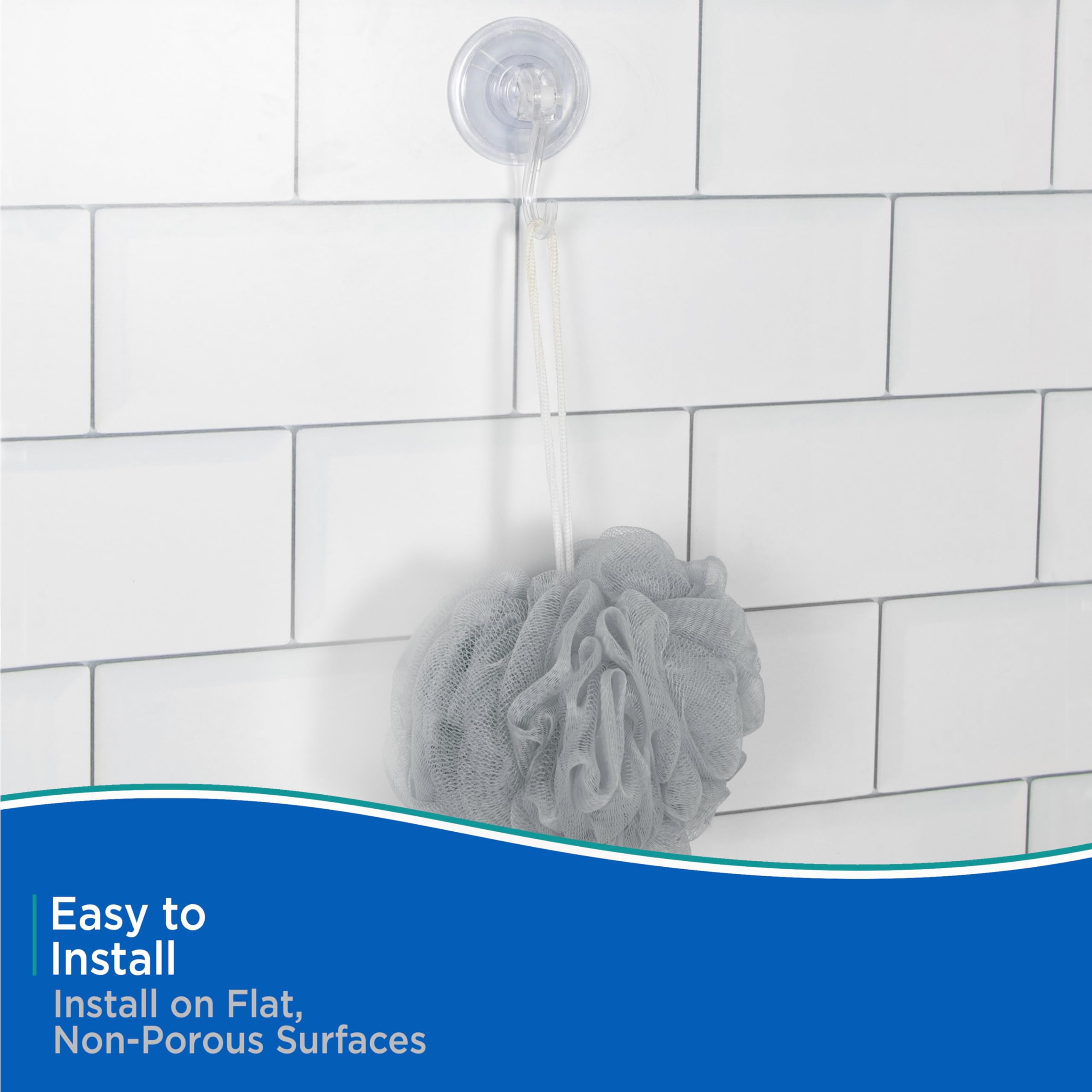 Kenney Suction Cup Hooks, Set of 3 - Image 5