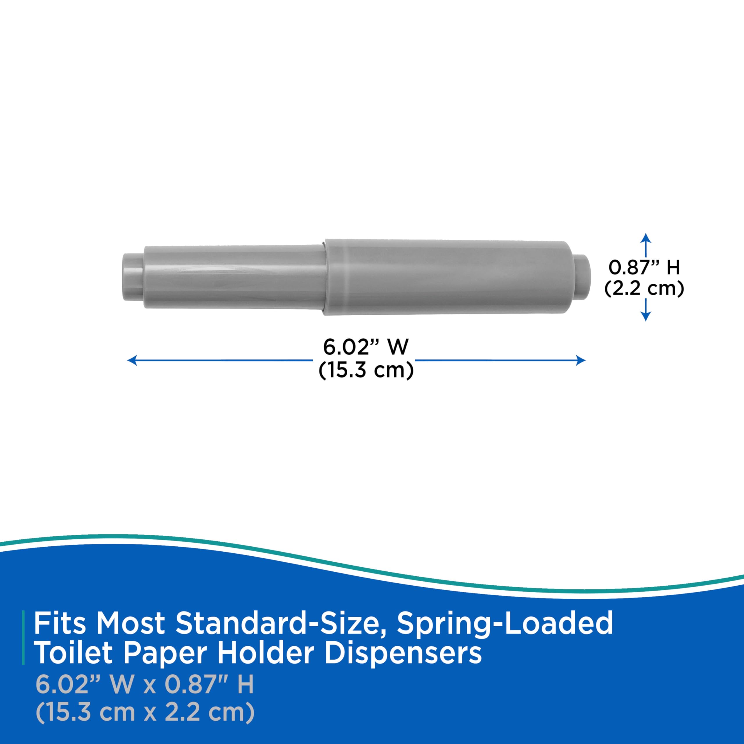 Kenney® Toilet Paper Replacement Cylinder, Gray - Image 5