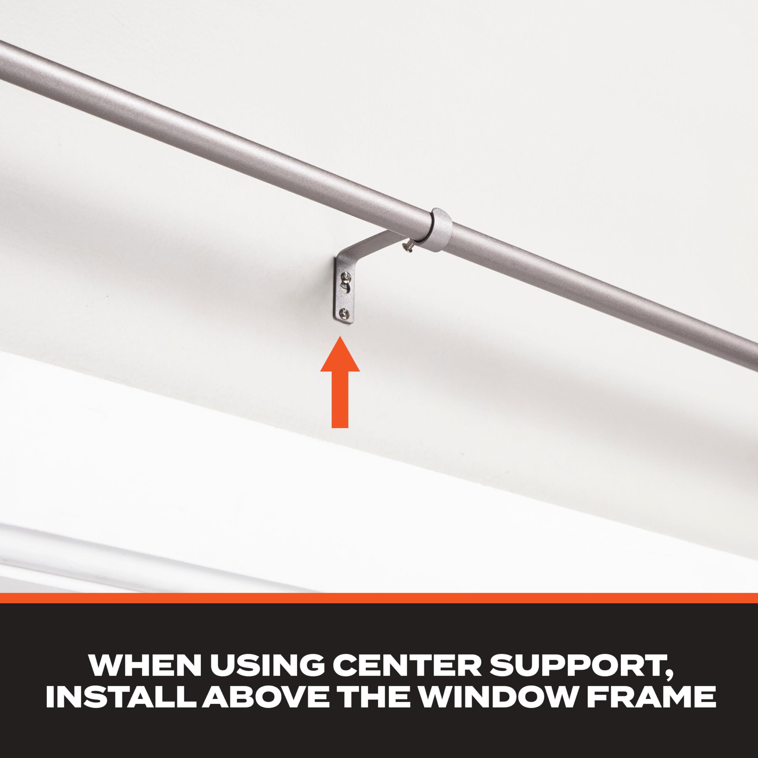 Sun Zero SN47071 Bronn Industrial Pipe Blackout Wrap Around Curtain Rod, 36-66" Adjustable Length, Polished Pewter Finish, 3/4" Diameter Textured Steel Tube - Image 8